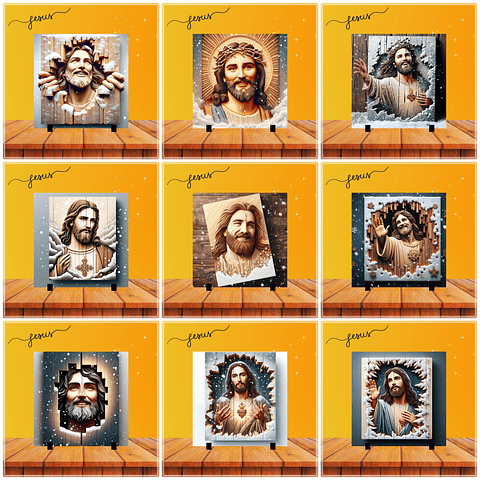 30 Artes para Caneca Almofada e Azulejo Jesus Cristo Arquivo em Jpg 