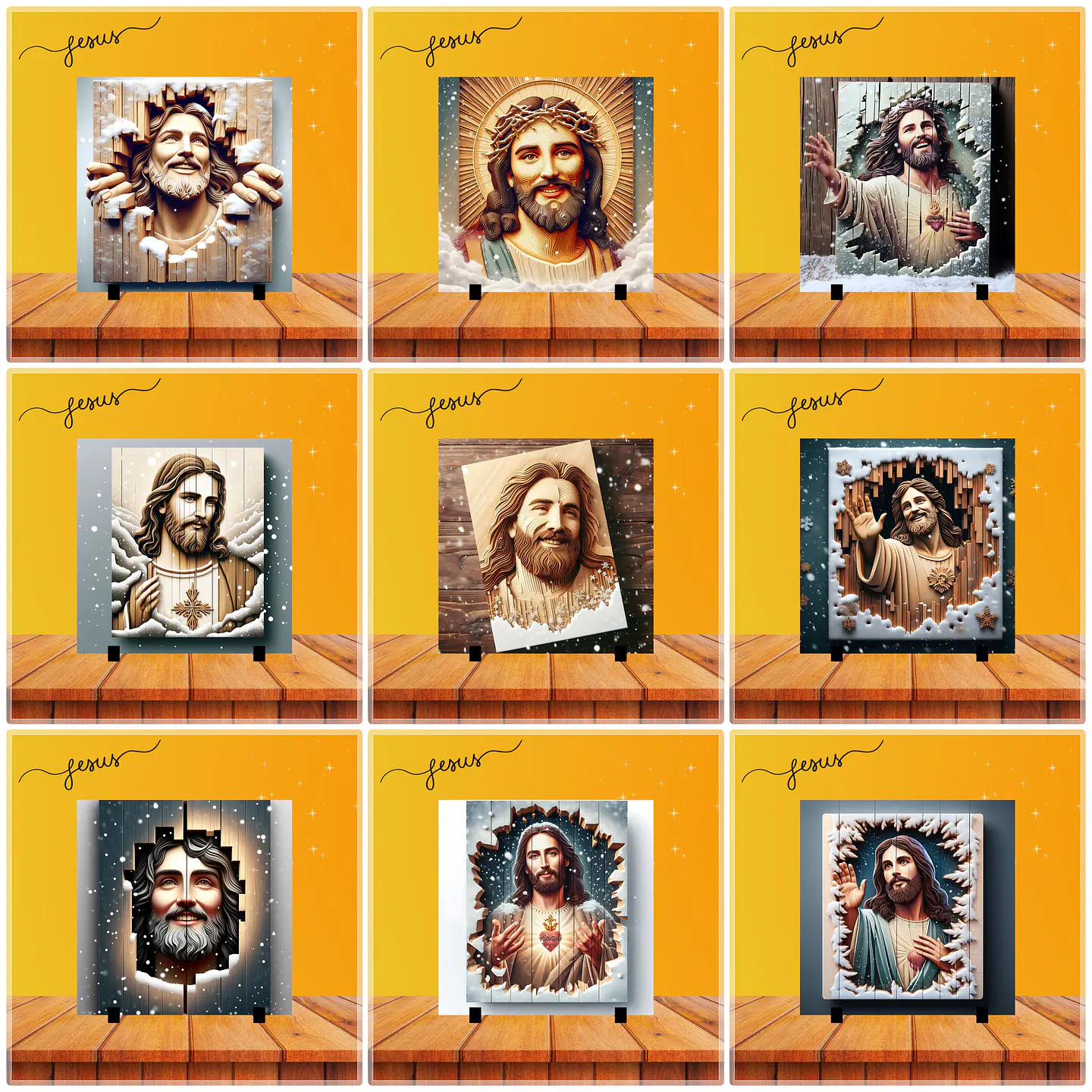 30 Artes para Caneca Almofada e Azulejo Jesus Cristo Arquivo em Jpg  1