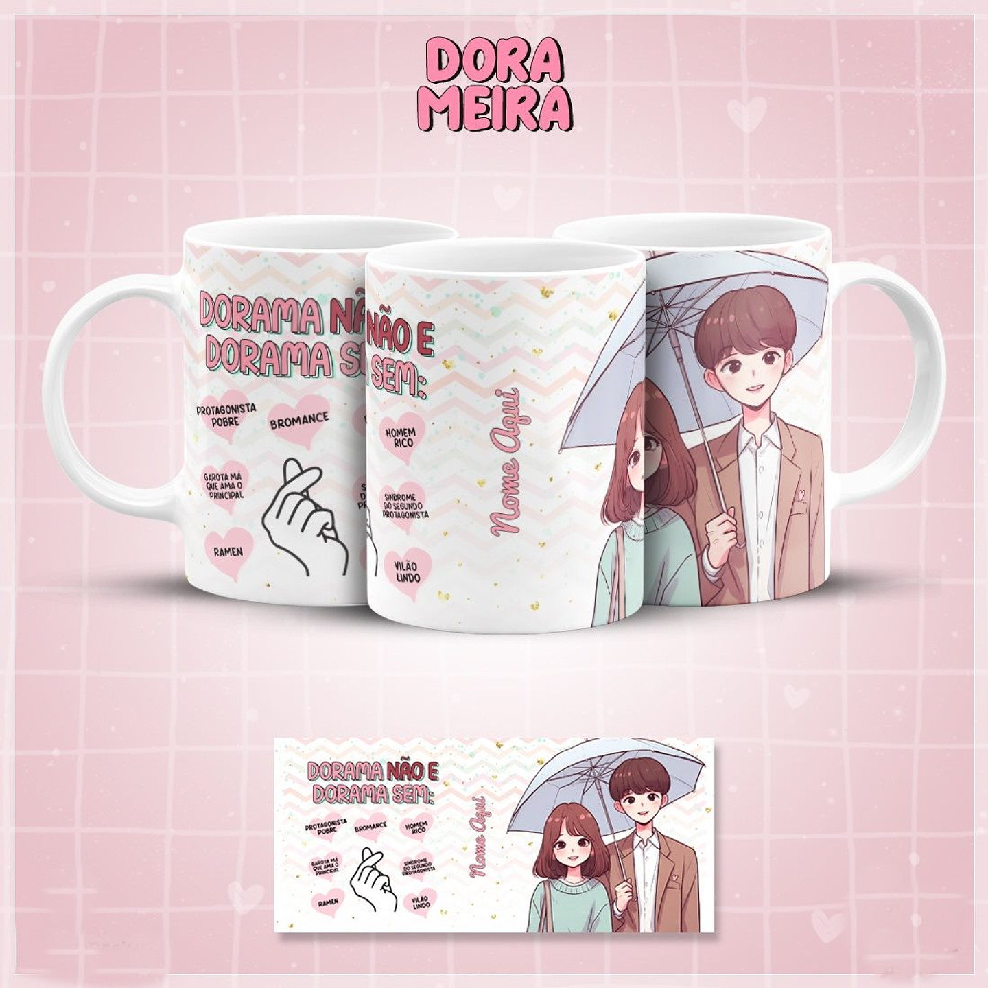 7 Artes Caneca Dorameira Arquivo em Jpg 1