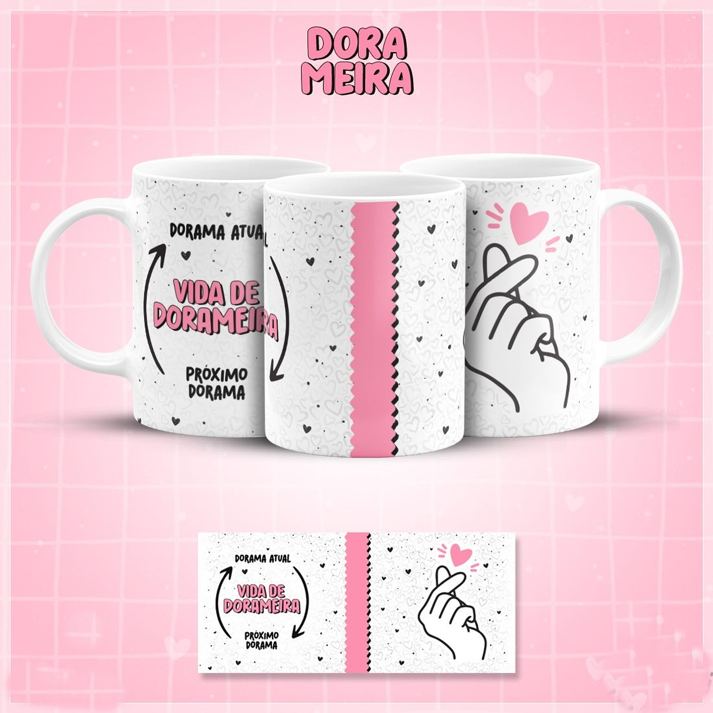 7 Artes Caneca Dorameira Arquivo em Jpg 2