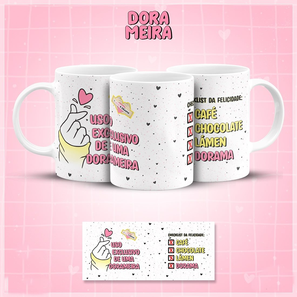 7 Artes Caneca Dorameira Arquivo em Jpg 3