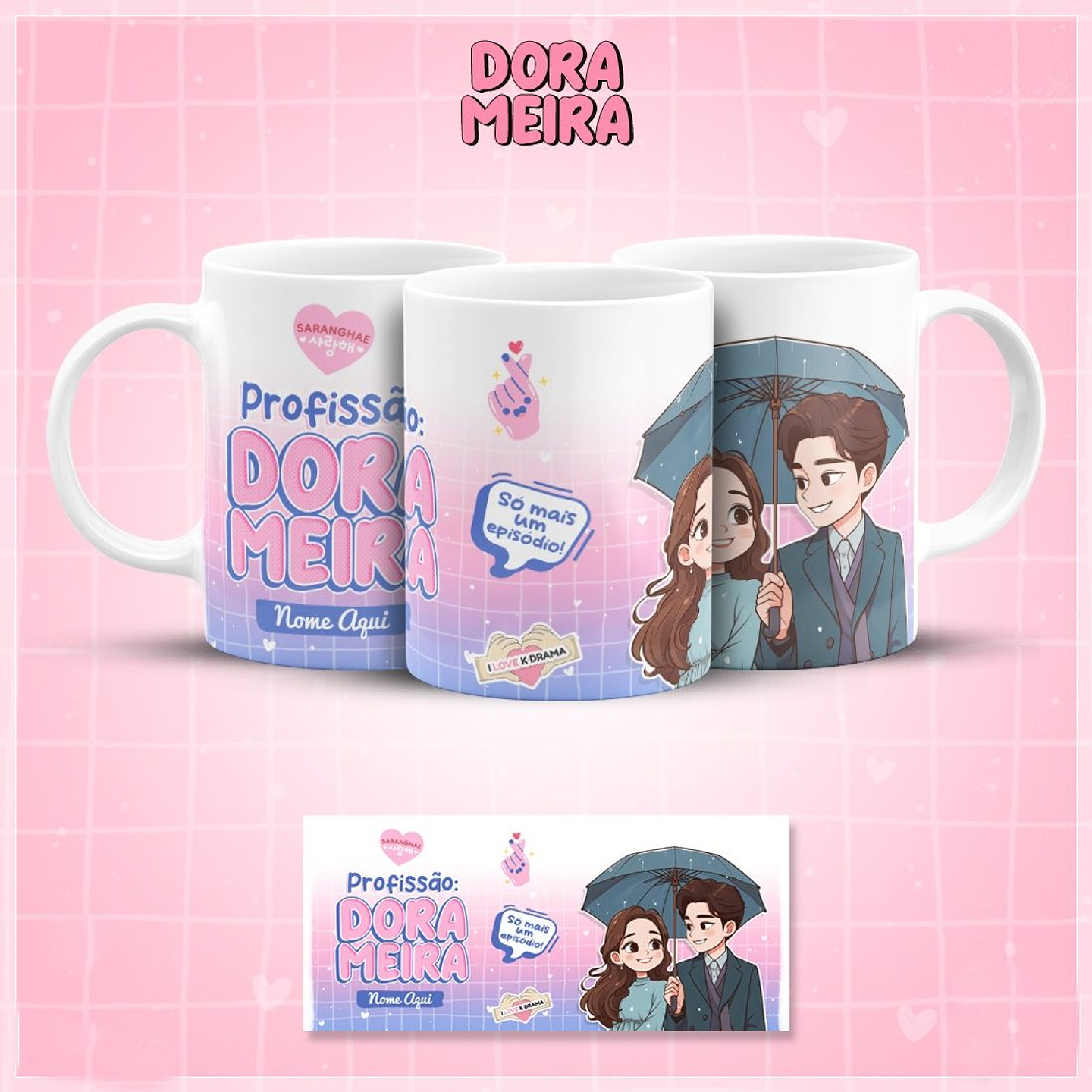 7 Artes Caneca Dorameira Arquivo em Jpg 4