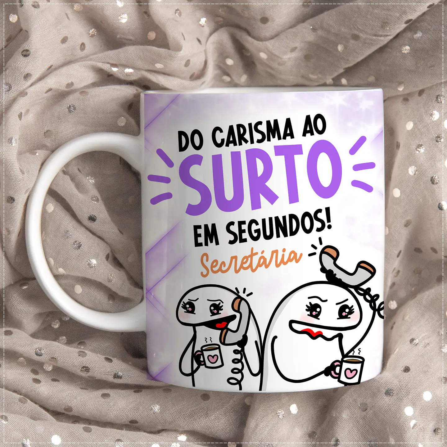 4 Artes Caneca Flork Secretária Arquivo em Jpg  3