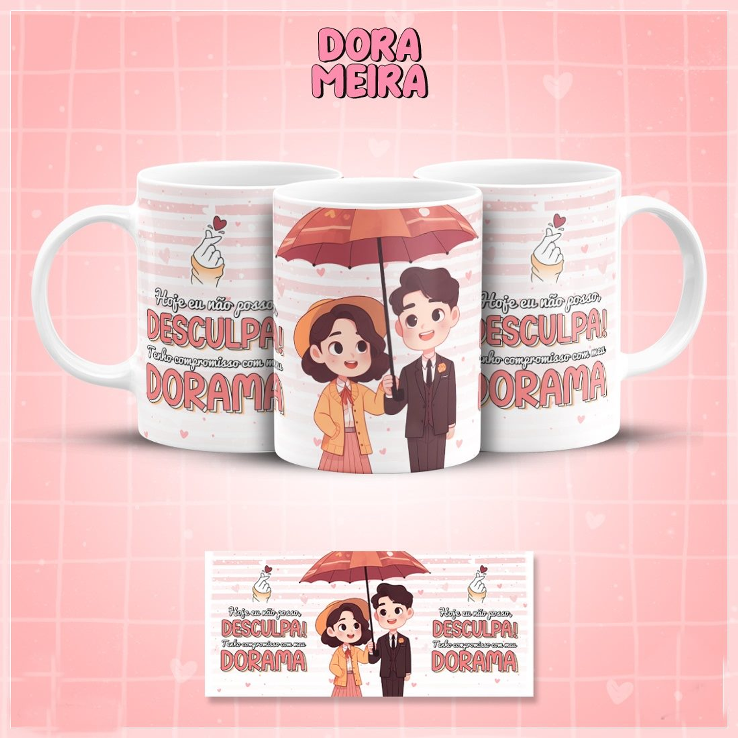 7 Artes Caneca Dorameira Arquivo em Jpg 6