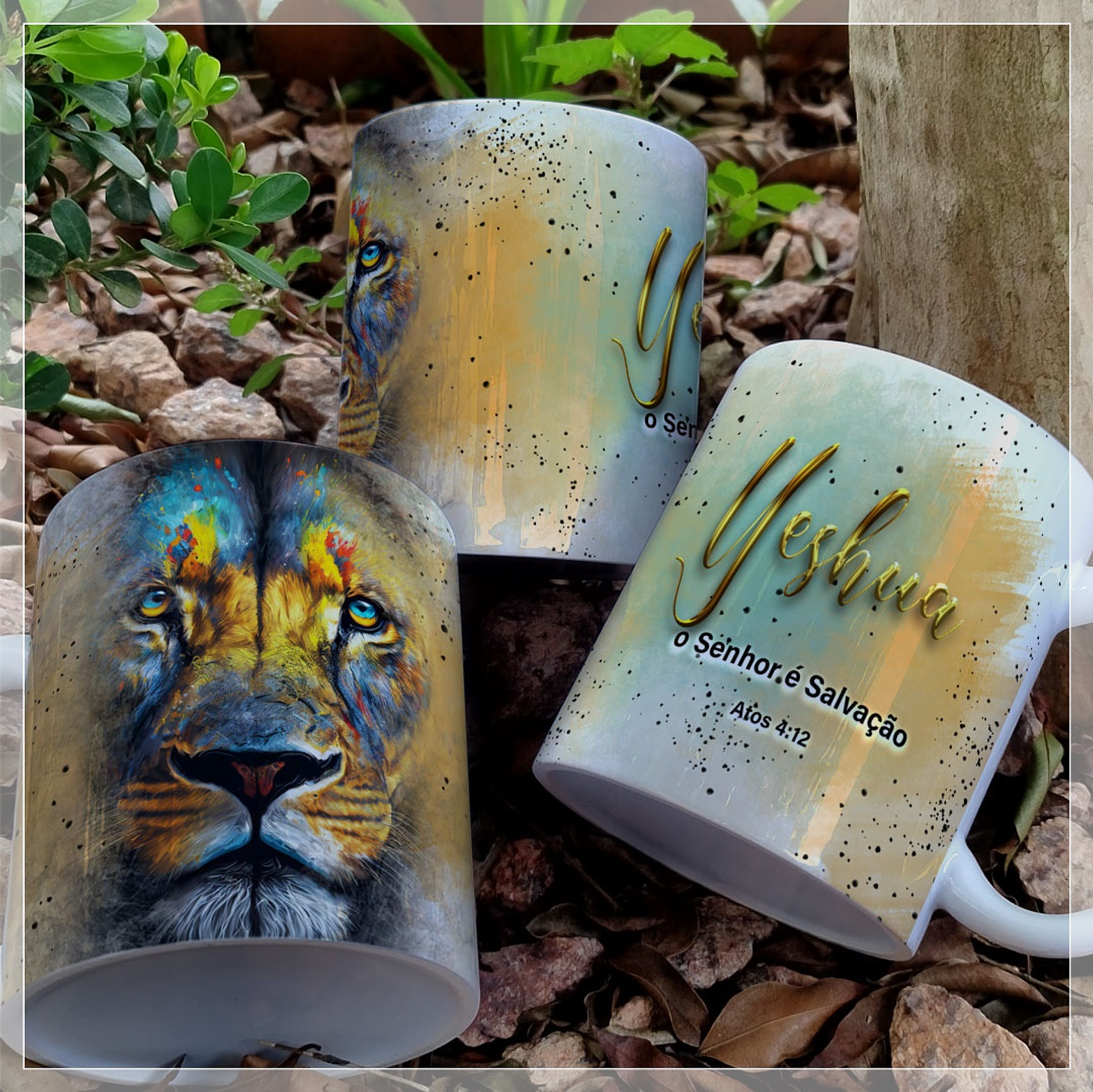 13 Artes Caneca Leão de Judá Arquivo em Jpg  7