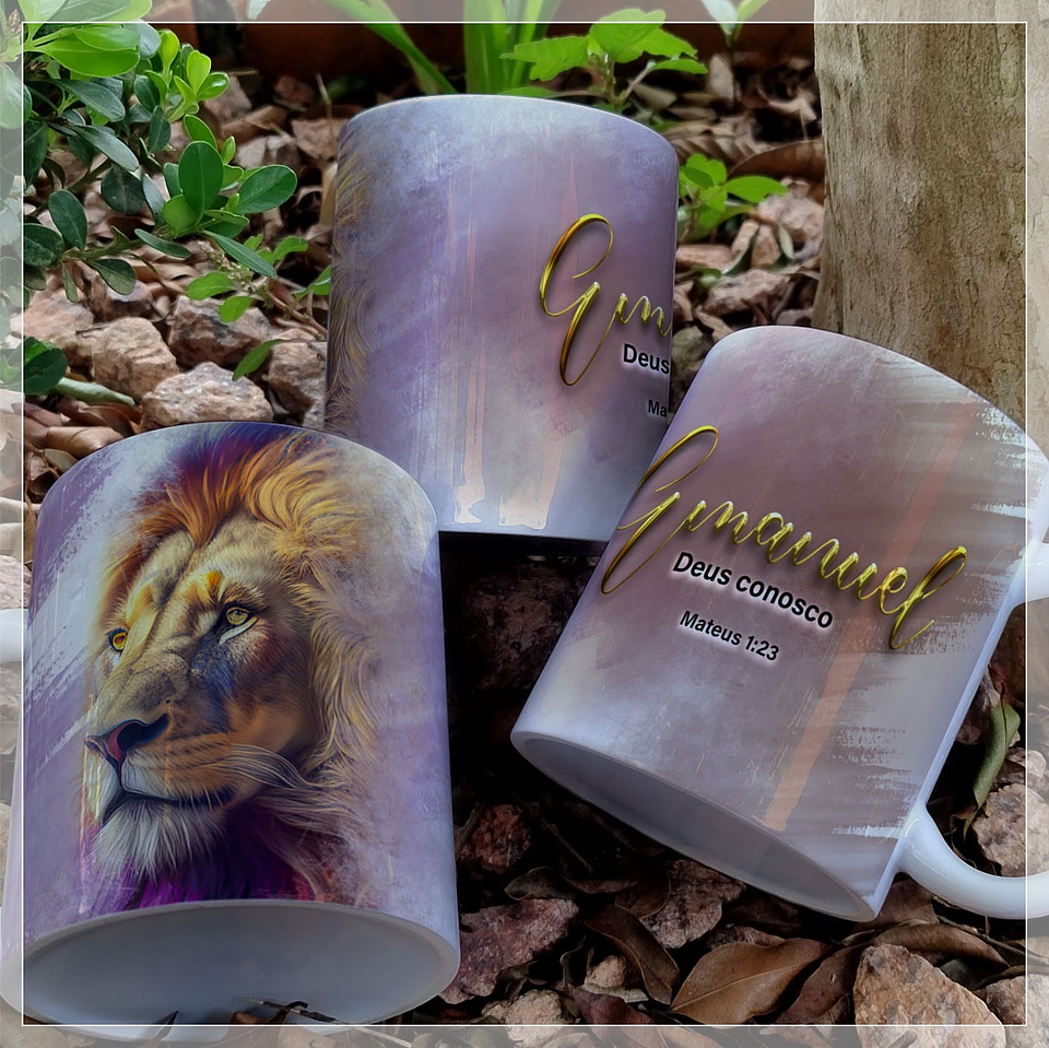 13 Artes Caneca Leão de Judá Arquivo em Jpg  8