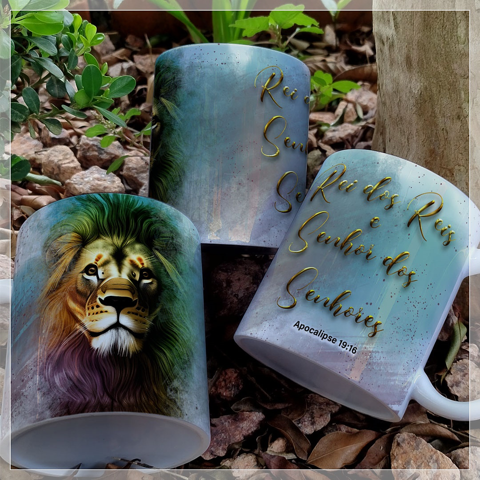 13 Artes Caneca Leão de Judá Arquivo em Jpg  9