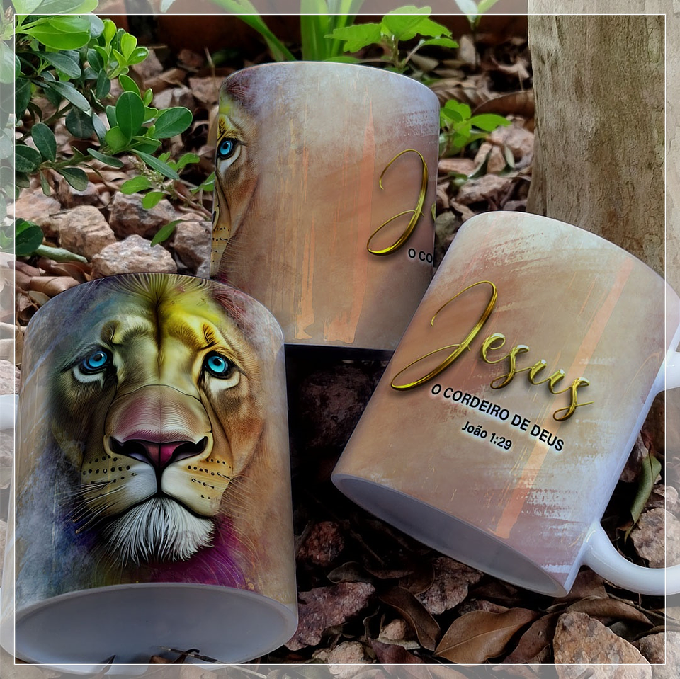 13 Artes Caneca Leão de Judá Arquivo em Jpg  11