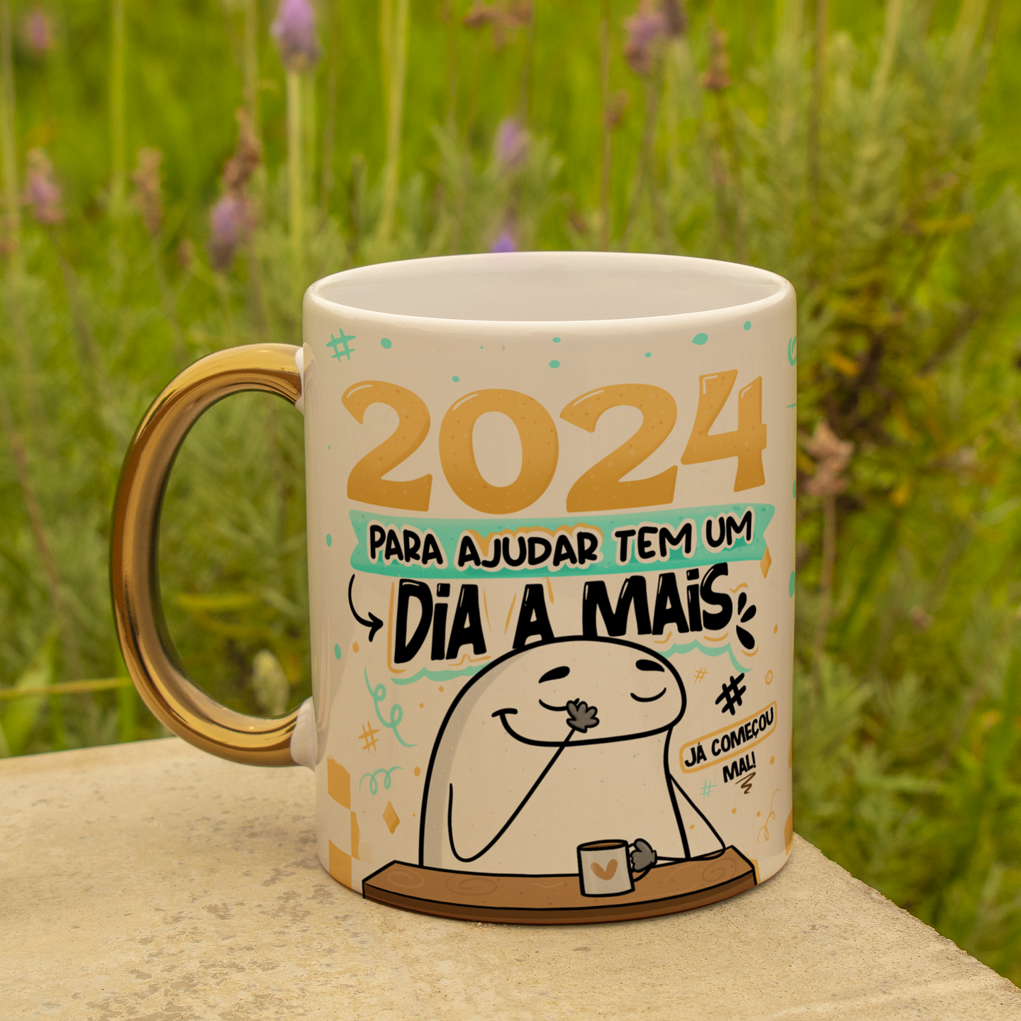 20 Artes Caneca Flork Ano Novo 2024 Arquivo em Jpg 9