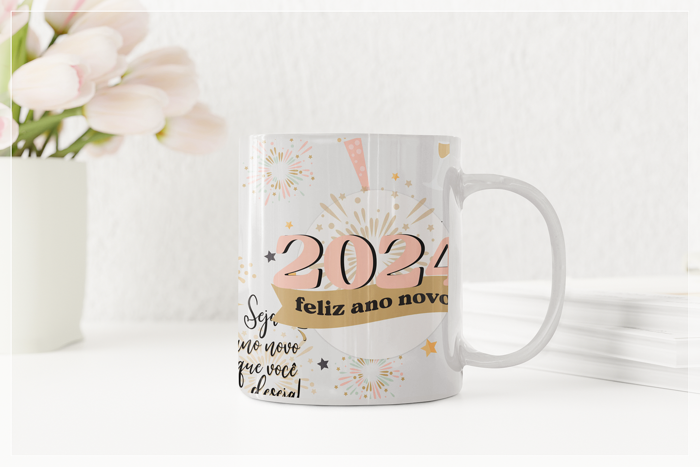 10 Artes para Caneca Ano Novo 2024 Arquivo em Jpg 8