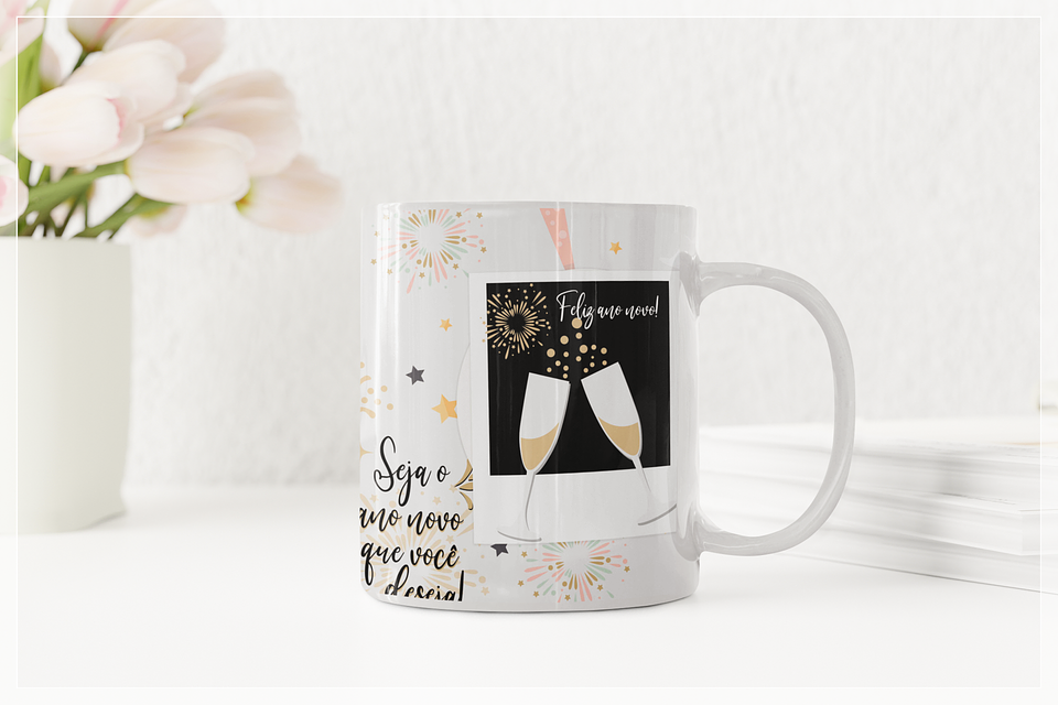 10 Artes para Caneca Ano Novo 2024 Arquivo em Jpg 9