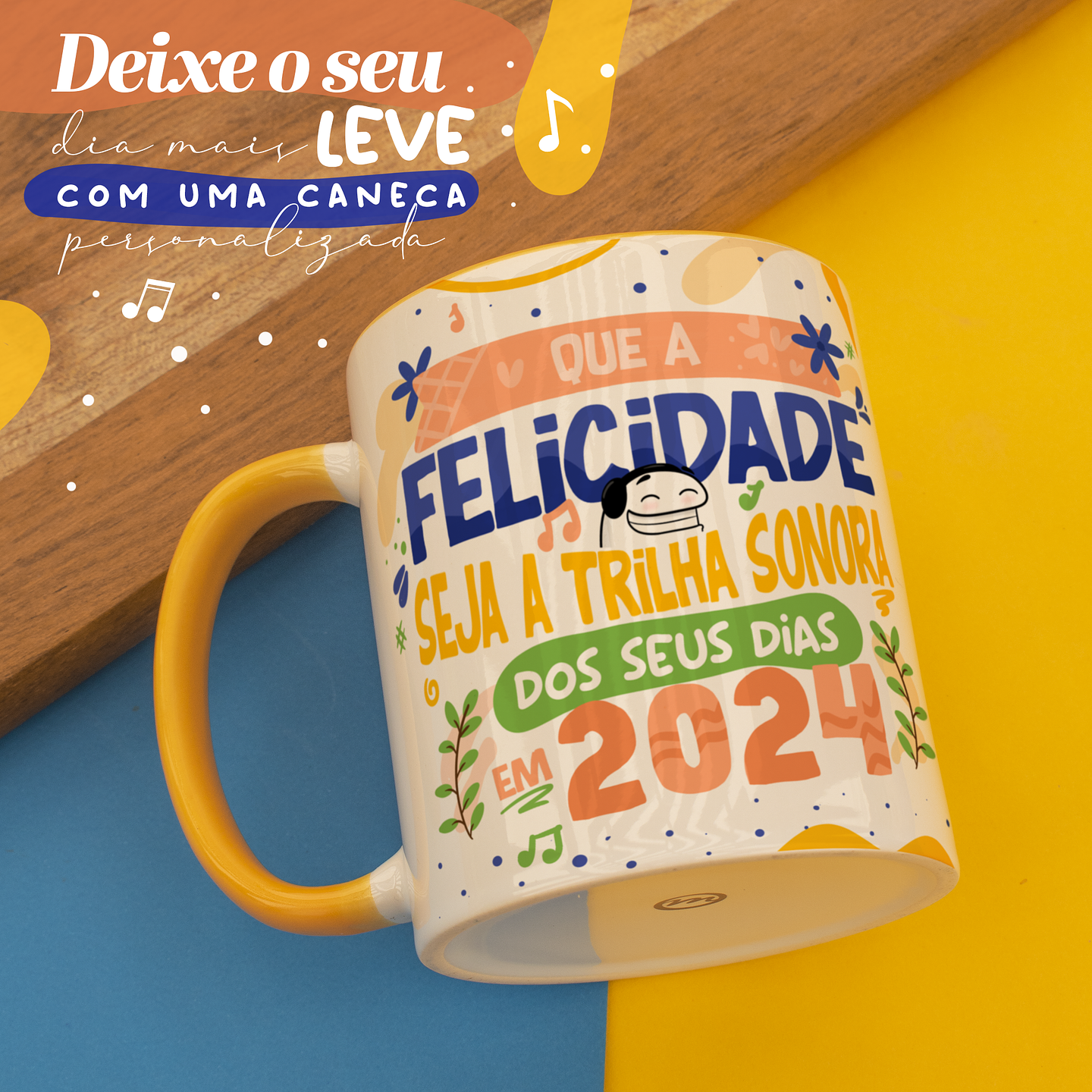 20 Artes Caneca Flork Ano Novo 2024 Arquivo em Jpg 12