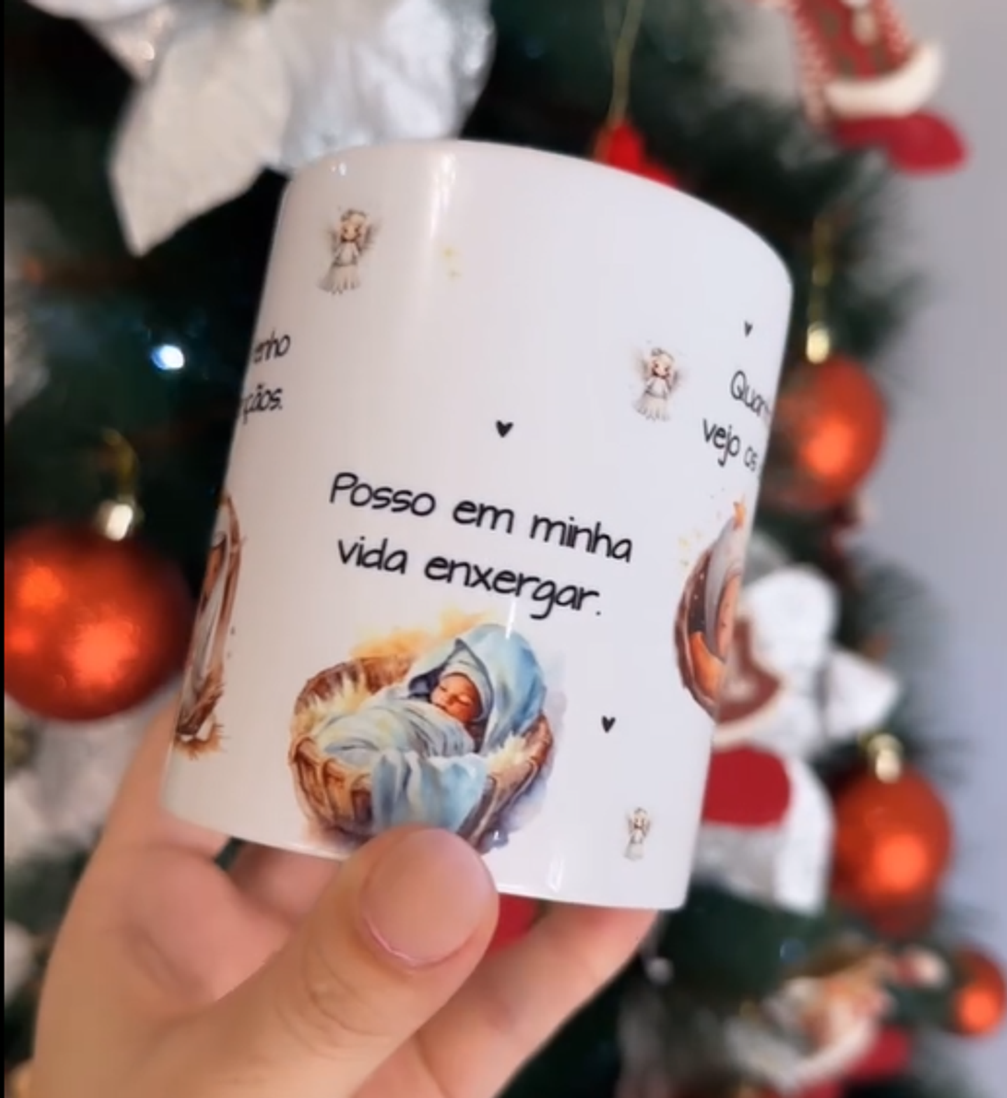 Artes para Caneca Deus Eu tenho tantas bençãos posso em minha vida enxergar Musica Frases Arquivos Editável + Jpg  2