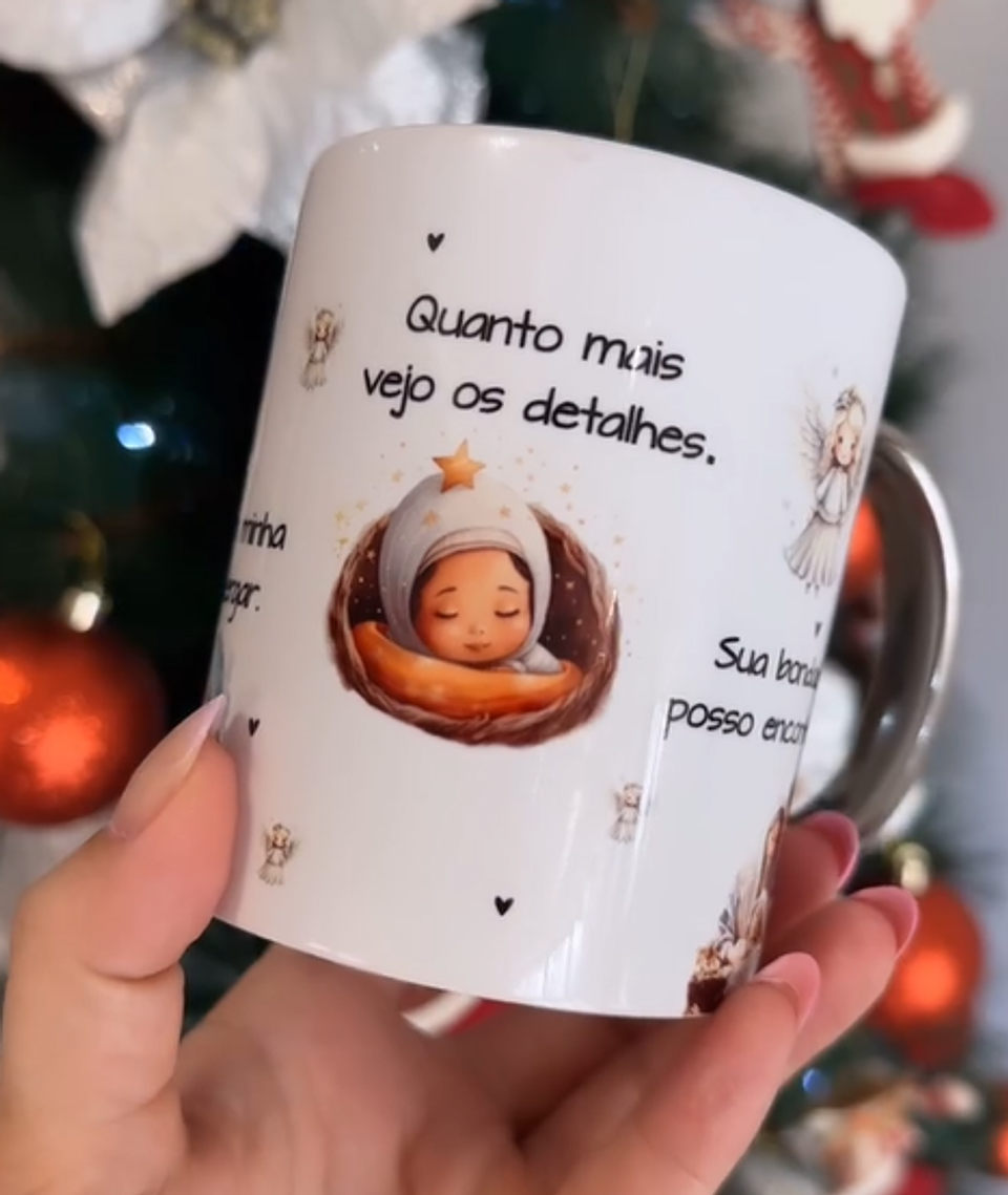 Artes para Caneca Deus Eu tenho tantas bençãos posso em minha vida enxergar Musica Frases Arquivos Editável + Jpg  3