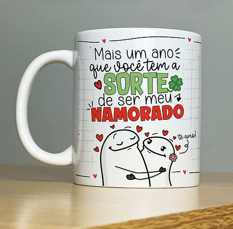 Artes para Caneca Flork Sorte Namorado Frases Arquivos Jpg  