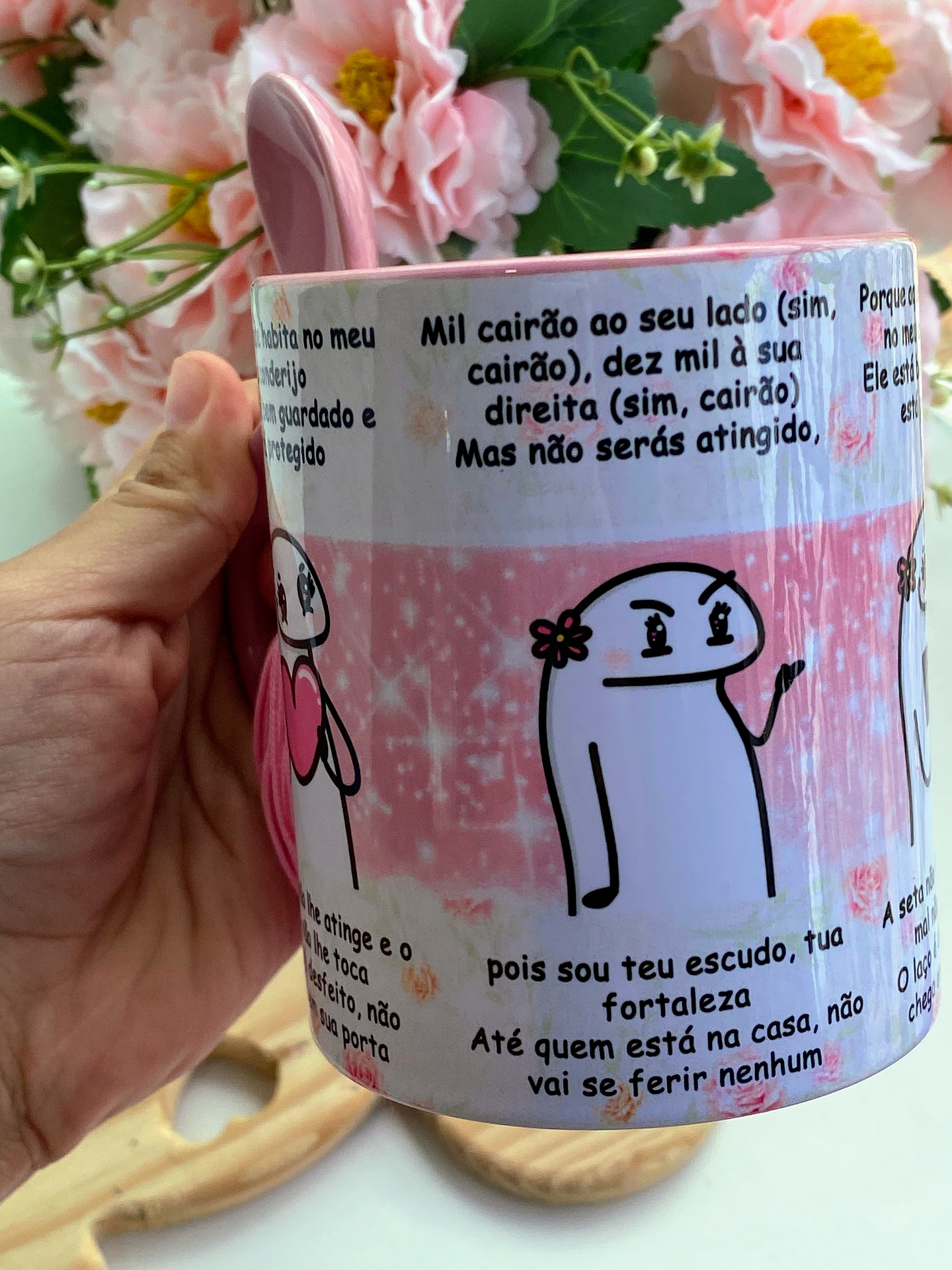 Artes para Caneca Aquele que Habita no meu esconderijo ele está bem guardado e está protegido Musica Frases Arquivos Jpg 3