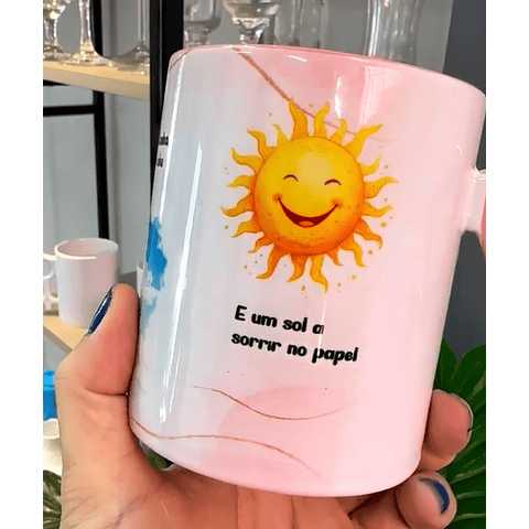 Artes para Caneca Sou eu que vou seguir você do primeiro rabisco até o be-a-bá  Musica Frases Arquivos Editável + Jpg 