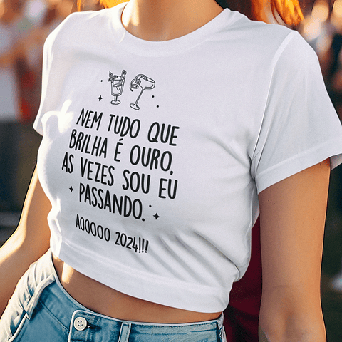 10 Artes Camisa Ano Novo Minimalista 2024 Sublimação em Jpg 