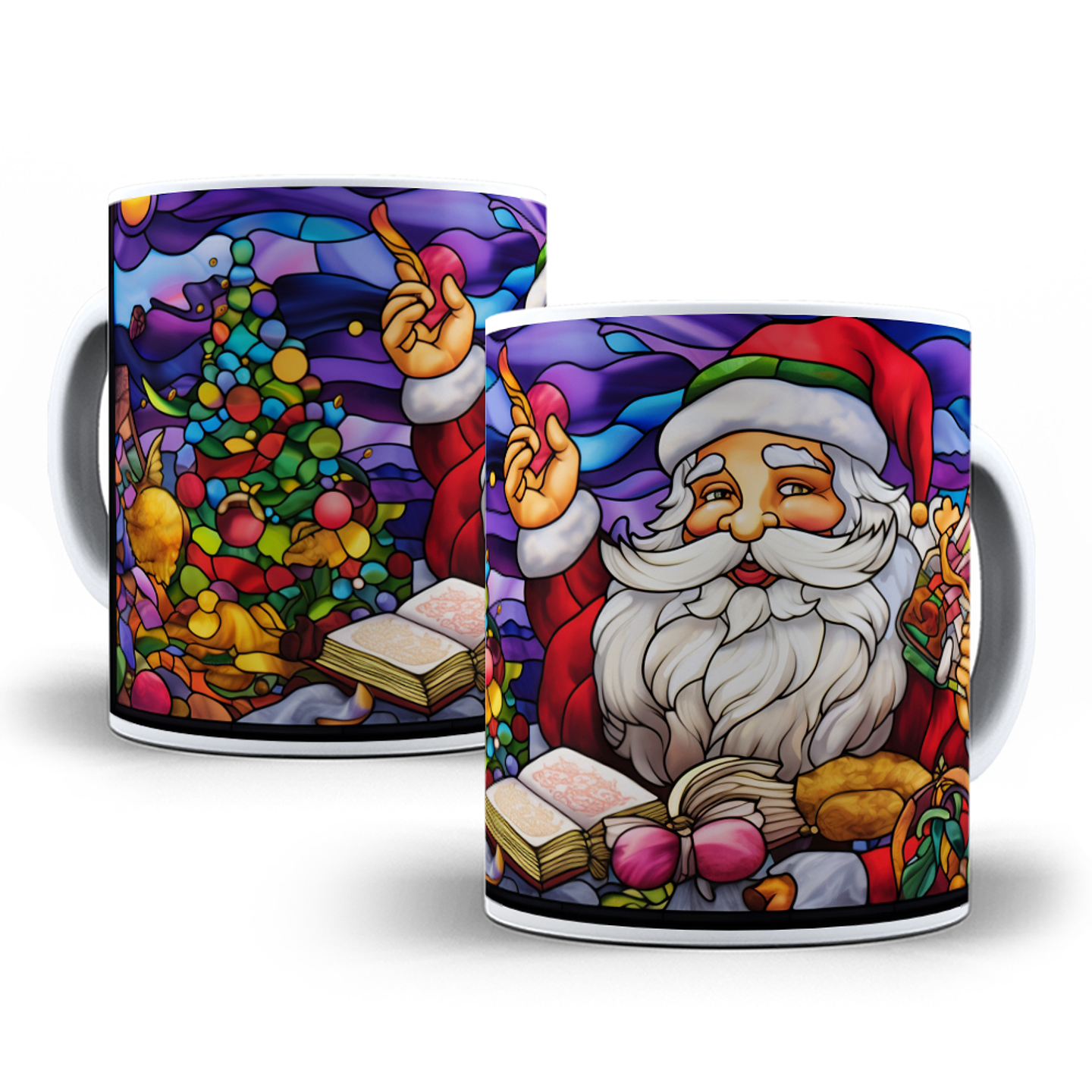 8 Artes para Caneca Papai Noel Arquivo em Jpg 2