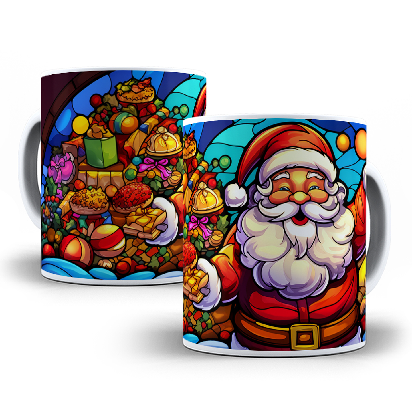 8 Artes para Caneca Papai Noel Arquivo em Jpg 4