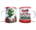 4 Artes para Caneca Grinchi Natal Arquivo em Jpg