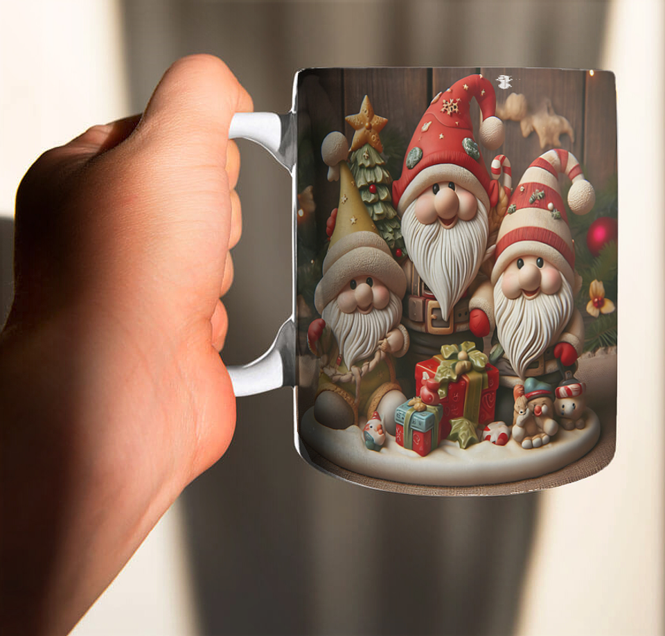 10 Artes para Caneca Natal Duendes Arquivo em Jpg  2