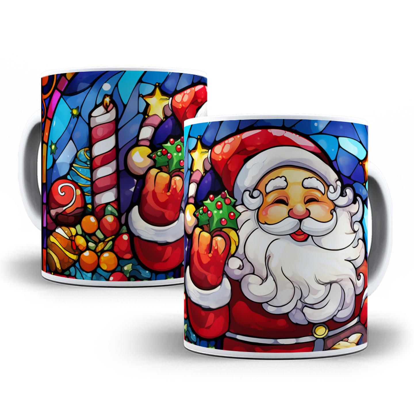 8 Artes para Caneca Papai Noel Arquivo em Jpg 7