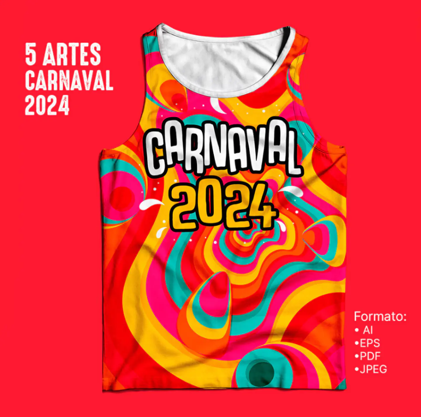 5 Artes Vetor Abadás Carnaval 2024 Arquivos Editável 1