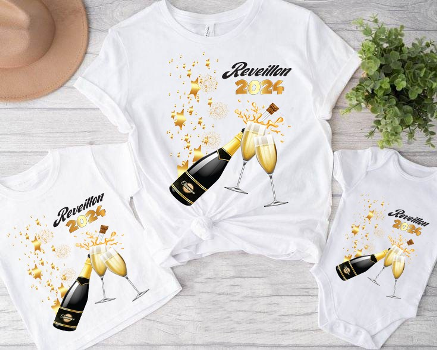 18 Artes para Camisa e Caneca Ano Novo 2024 Arquivo Editável   2