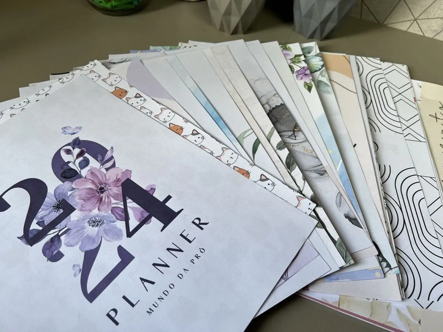 Arquivos Planner Floral Professoras 2024 Arquivos em Pdf 3