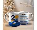 18 Artes para Caneca Calendário Ano Novo 2024 Arquivo Editável 