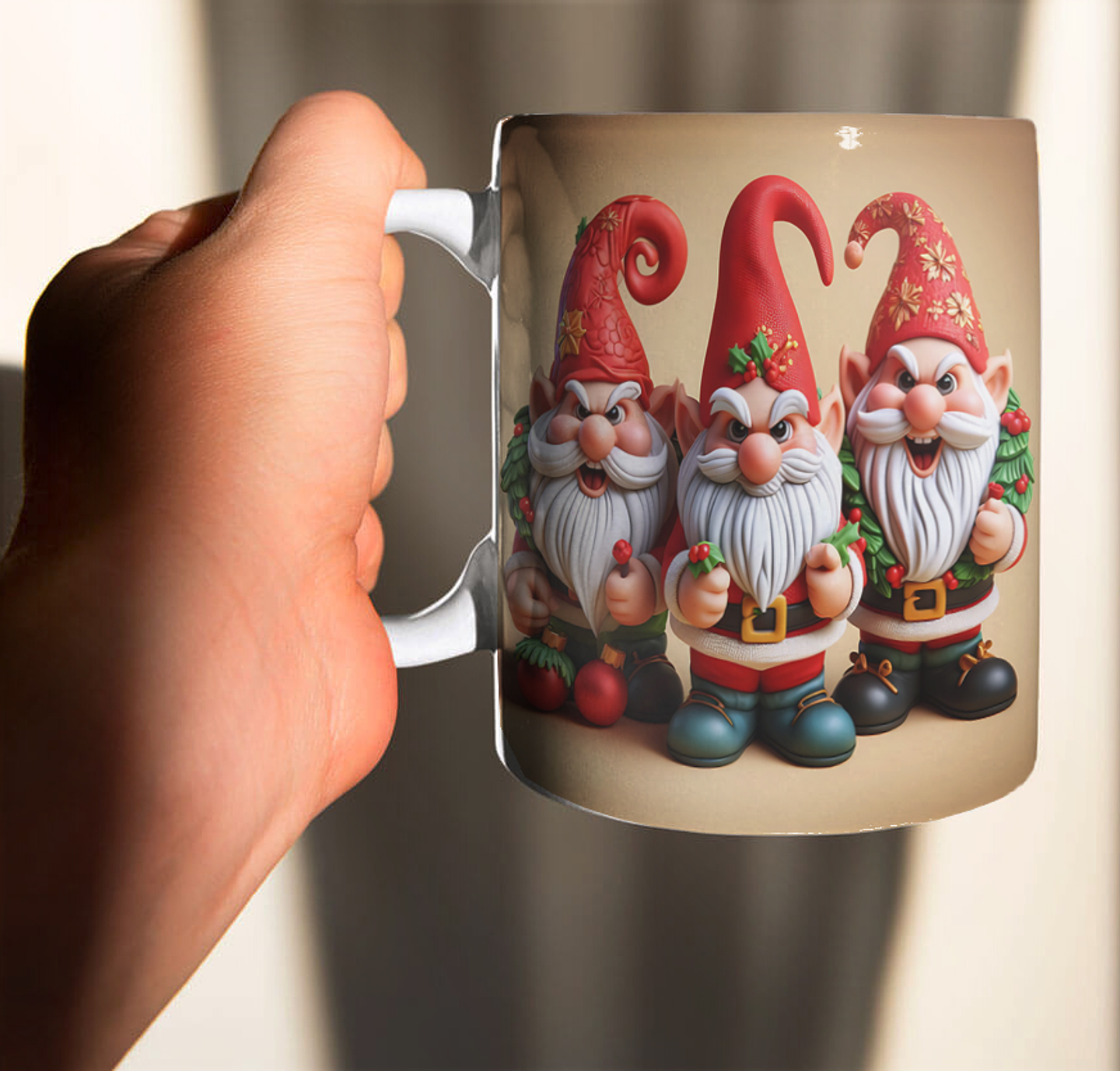 10 Artes para Caneca Natal Duendes Arquivo em Jpg  5