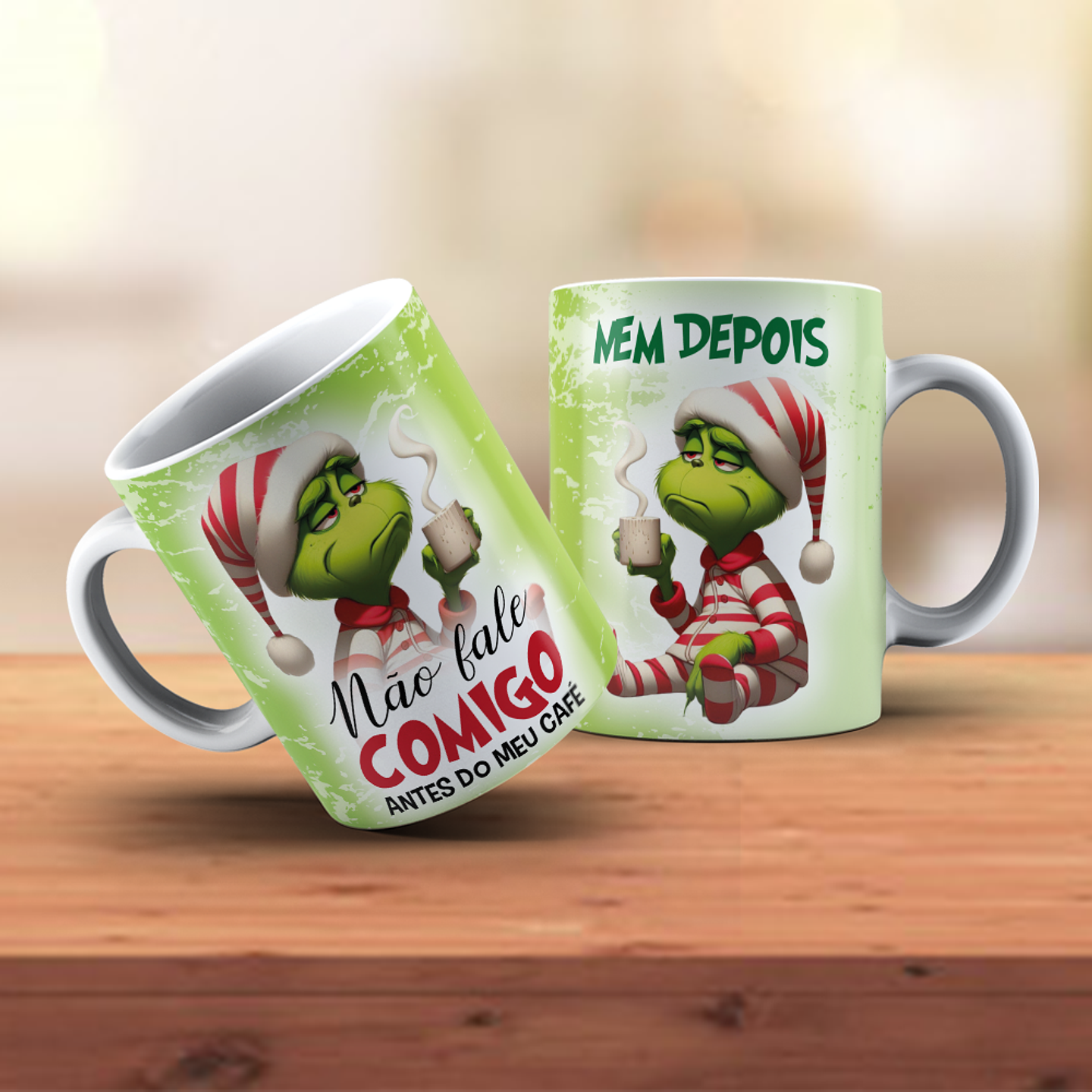 18 Artes para Caneca Grinch Natal Arquivo em Jpg 1