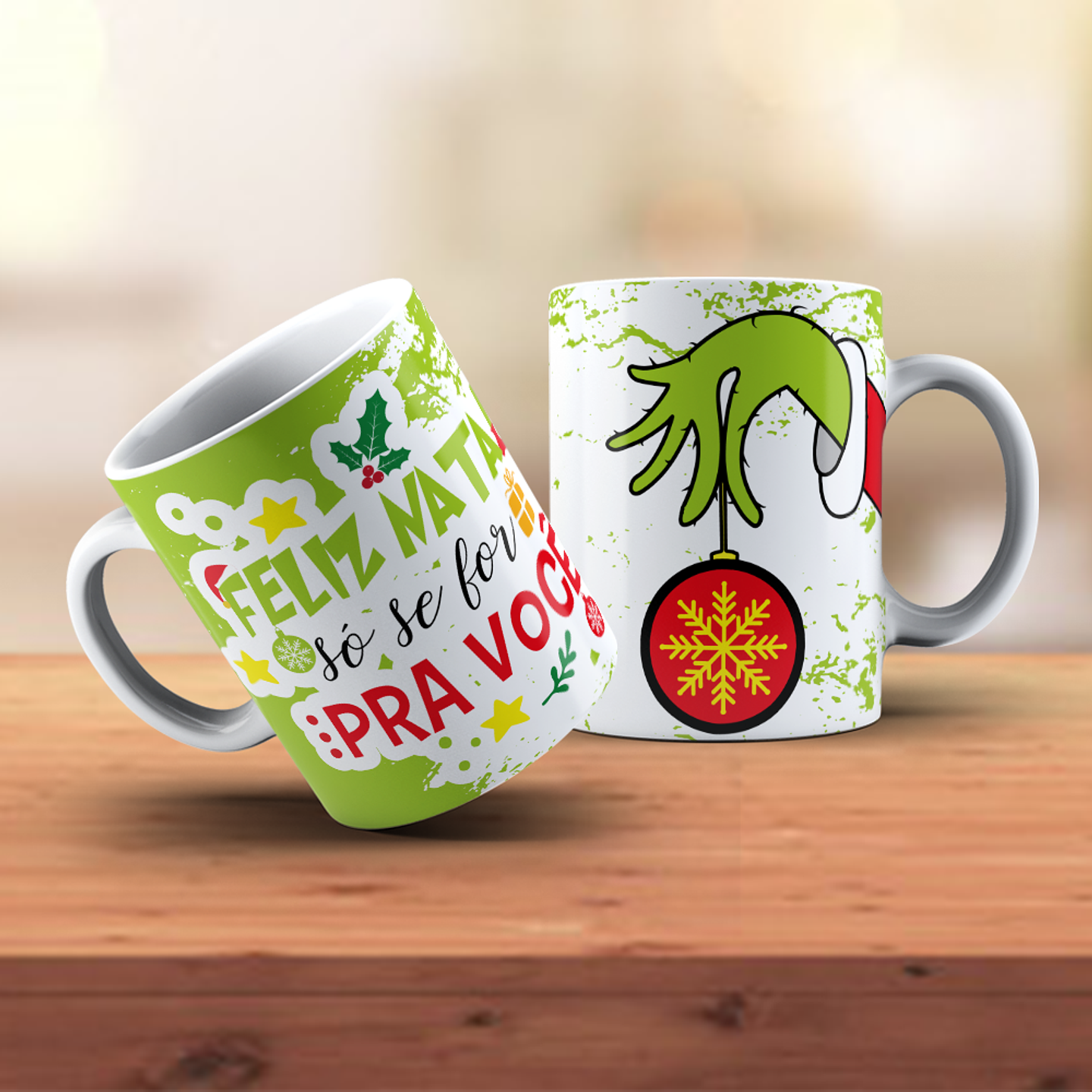 18 Artes para Caneca Grinch Natal Arquivo em Jpg 3