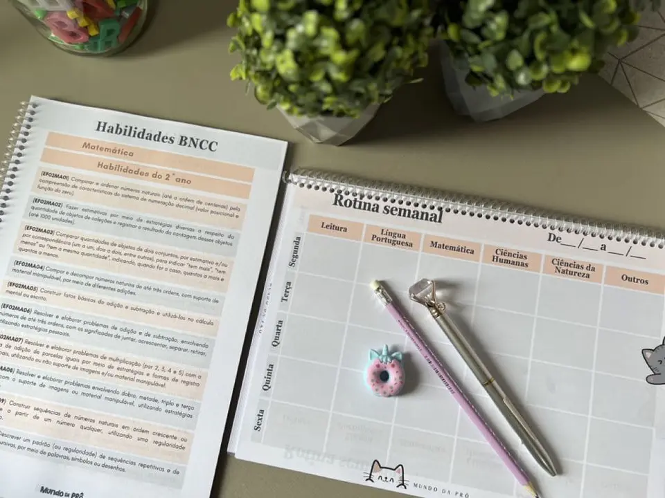 Arquivos Planner Floral Professoras 2024 Arquivos em Pdf 6