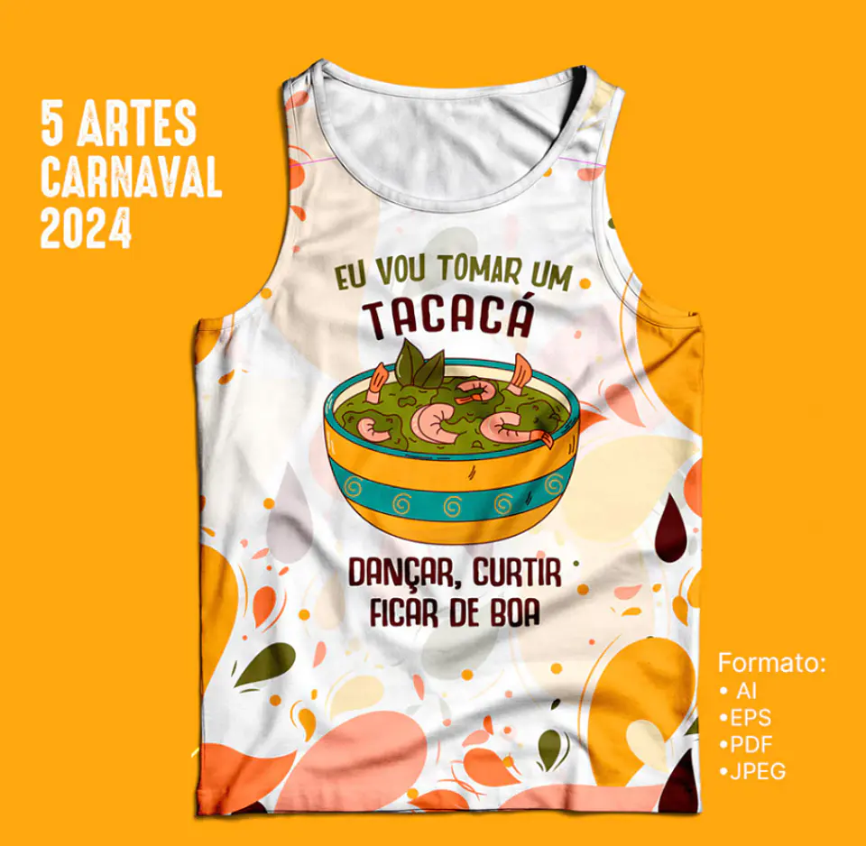 5 Artes Vetor Abadás Carnaval 2024 Arquivos Editável 4