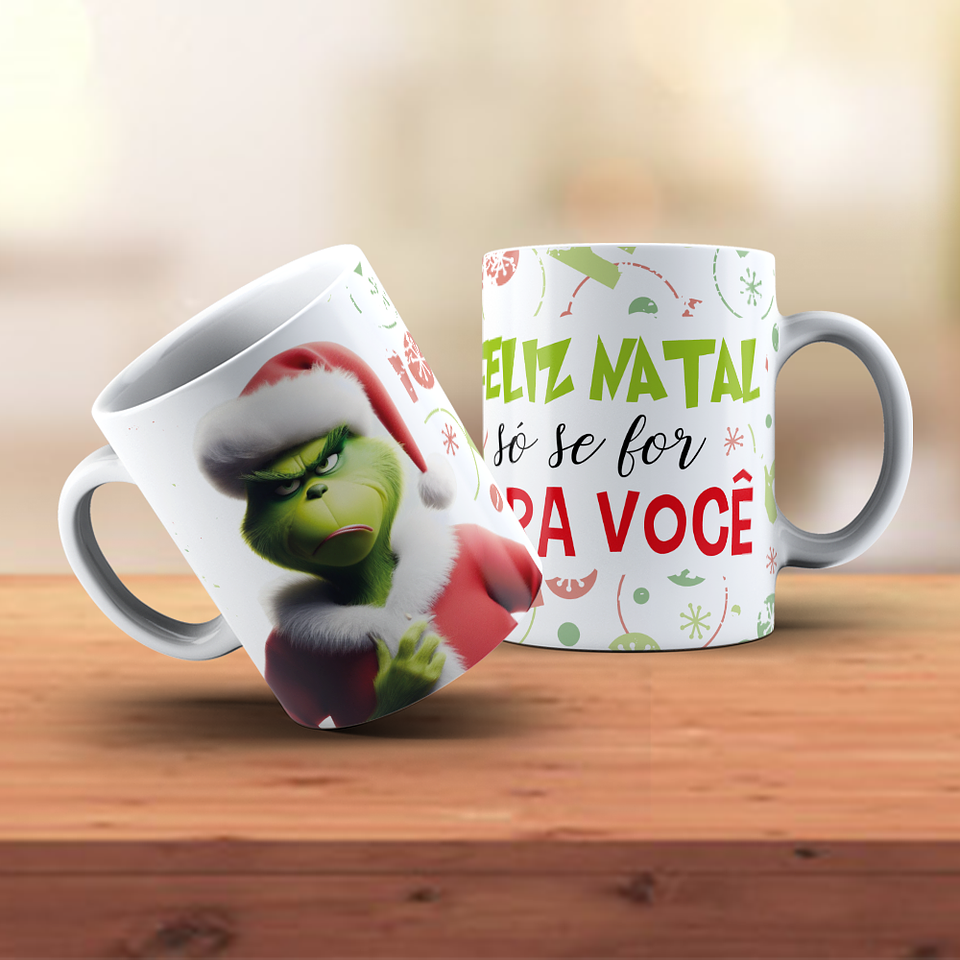 18 Artes para Caneca Grinch Natal Arquivo em Jpg 4