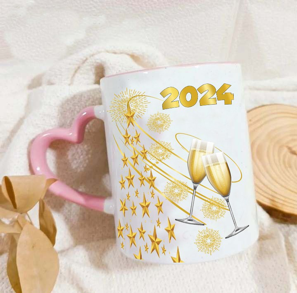 18 Artes para Camisa e Caneca Ano Novo 2024 Arquivo Editável   7