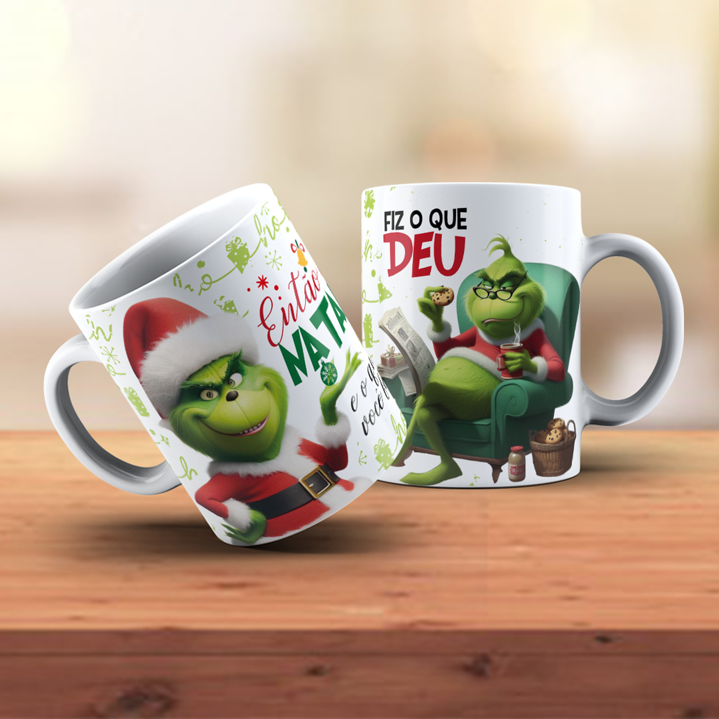 18 Artes para Caneca Grinch Natal Arquivo em Jpg 5