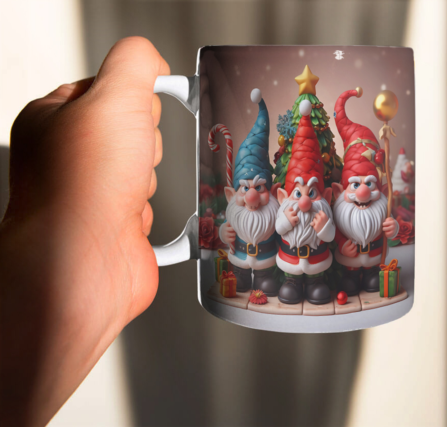 10 Artes para Caneca Natal Duendes Arquivo em Jpg  8