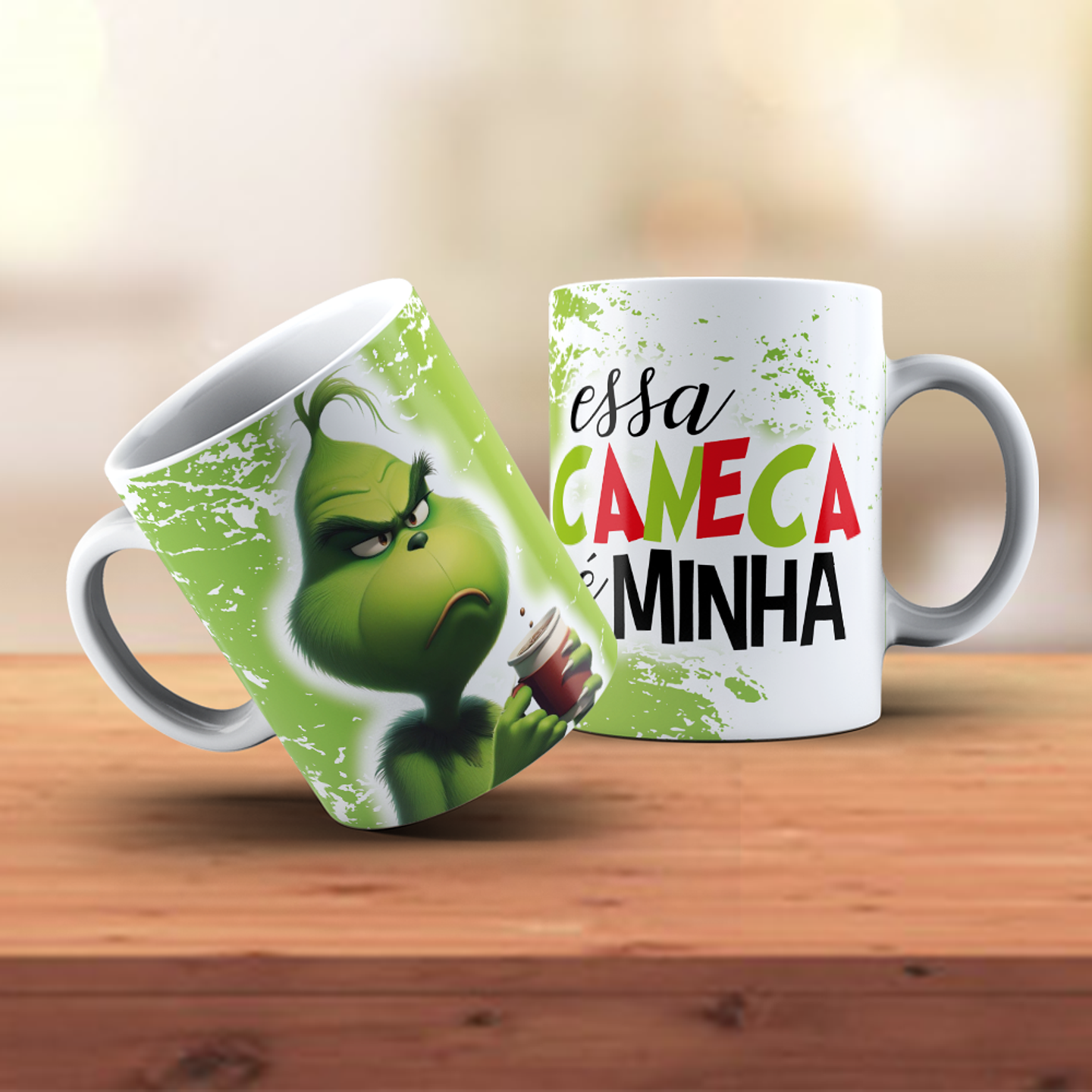 18 Artes para Caneca Grinch Natal Arquivo em Jpg 6