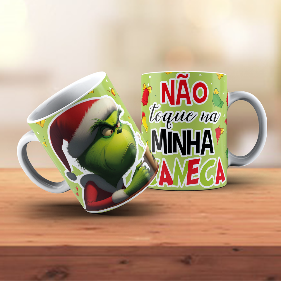 18 Artes para Caneca Grinch Natal Arquivo em Jpg 7