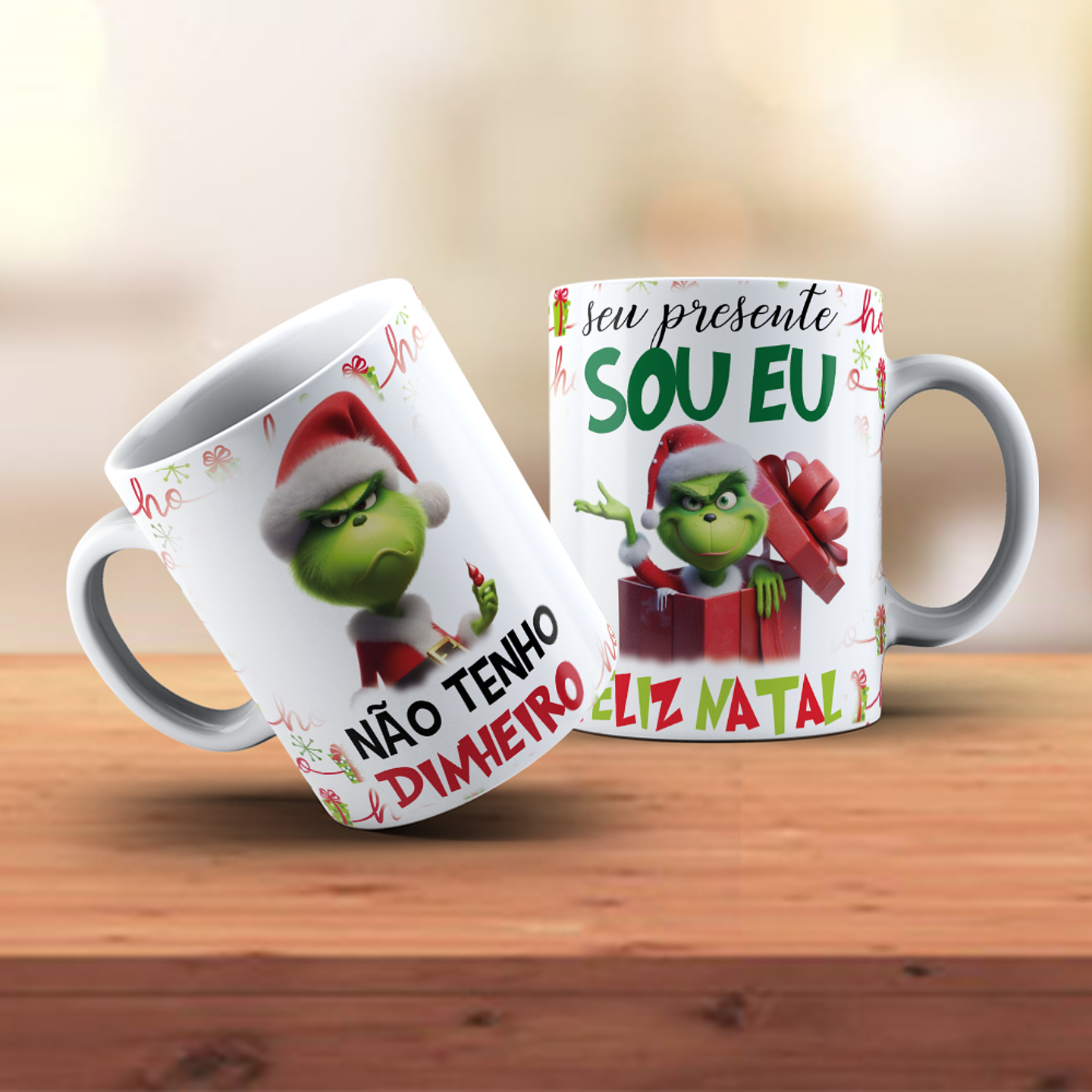 18 Artes para Caneca Grinch Natal Arquivo em Jpg 8