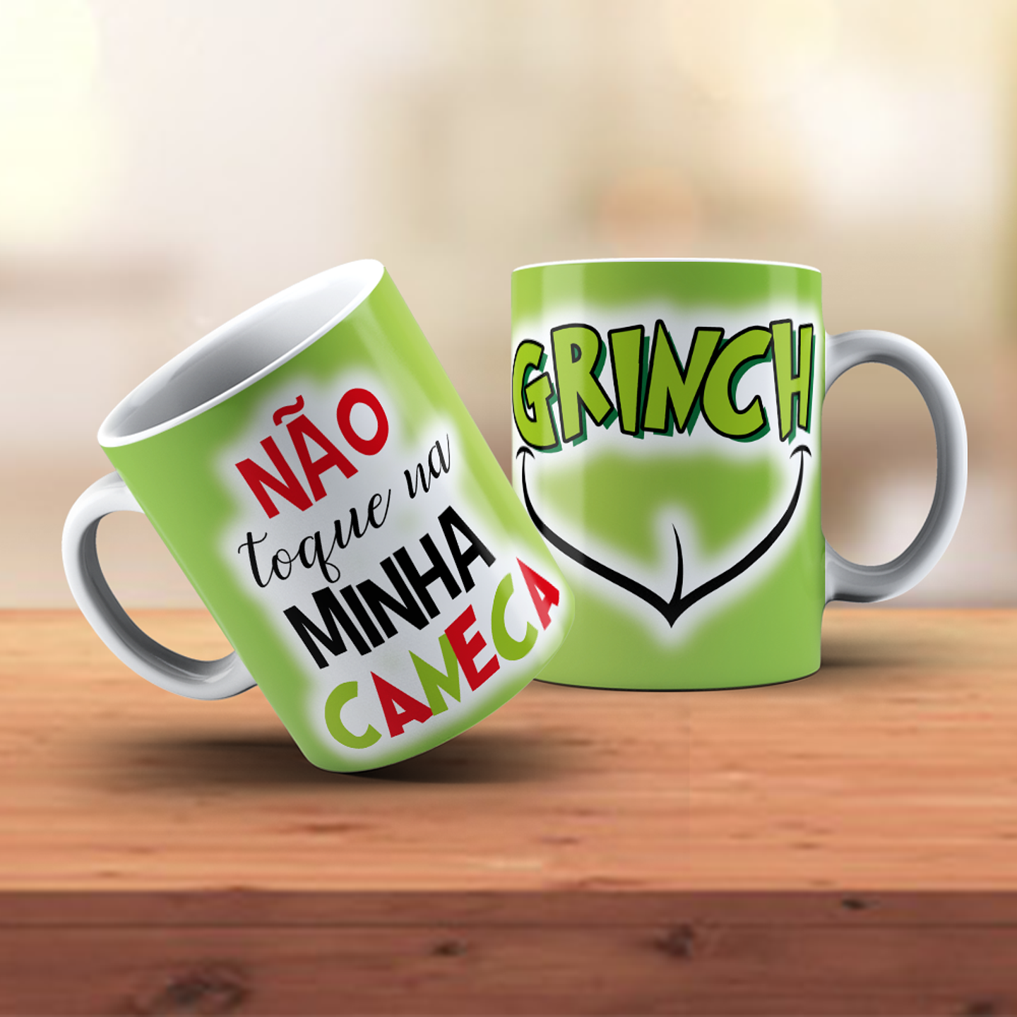 18 Artes para Caneca Grinch Natal Arquivo em Jpg 9