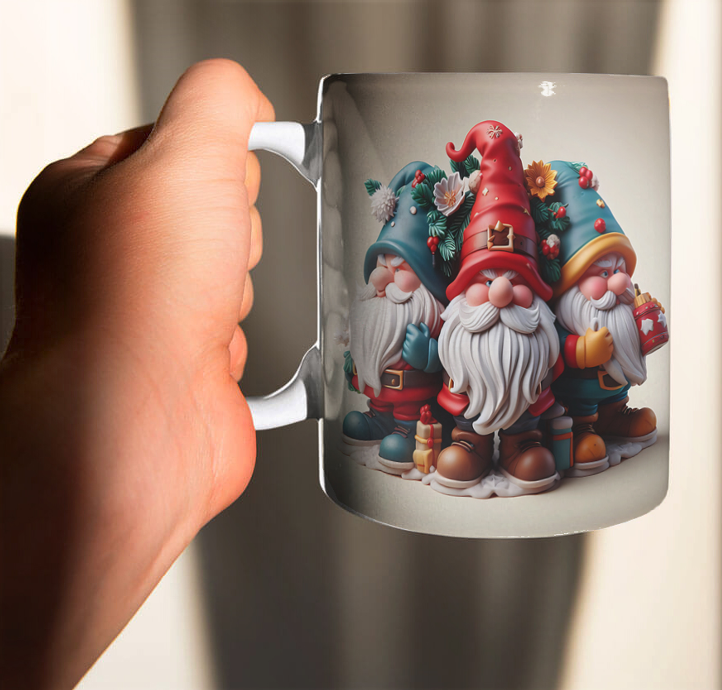 10 Artes para Caneca Natal Duendes Arquivo em Jpg  10