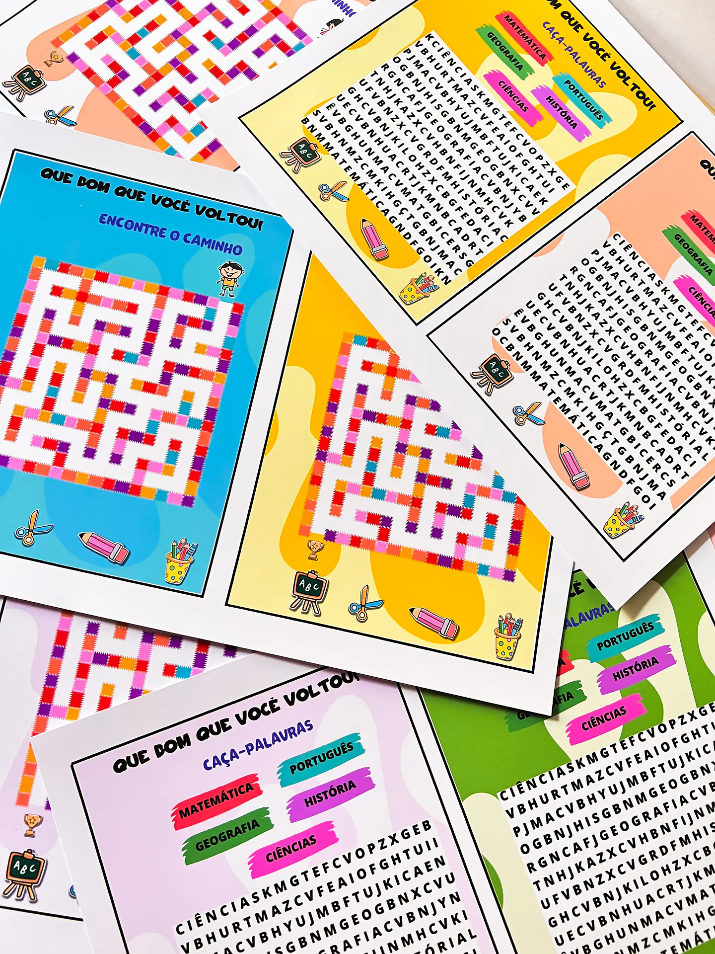 Arquivo Mini Jogo Labirinto Volta as Aulas em Pdf 4