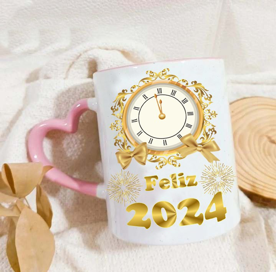 18 Artes para Camisa e Caneca Ano Novo 2024 Arquivo Editável   11