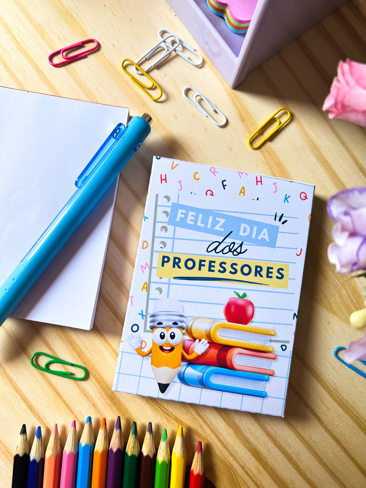 Arquivo para Caixinha Bloquinho Dia dos Professores em Pdf  2