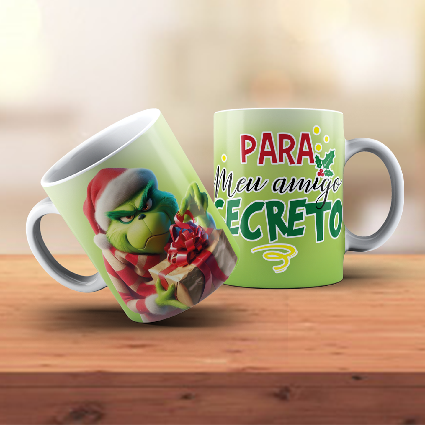 18 Artes para Caneca Grinch Natal Arquivo em Jpg 11