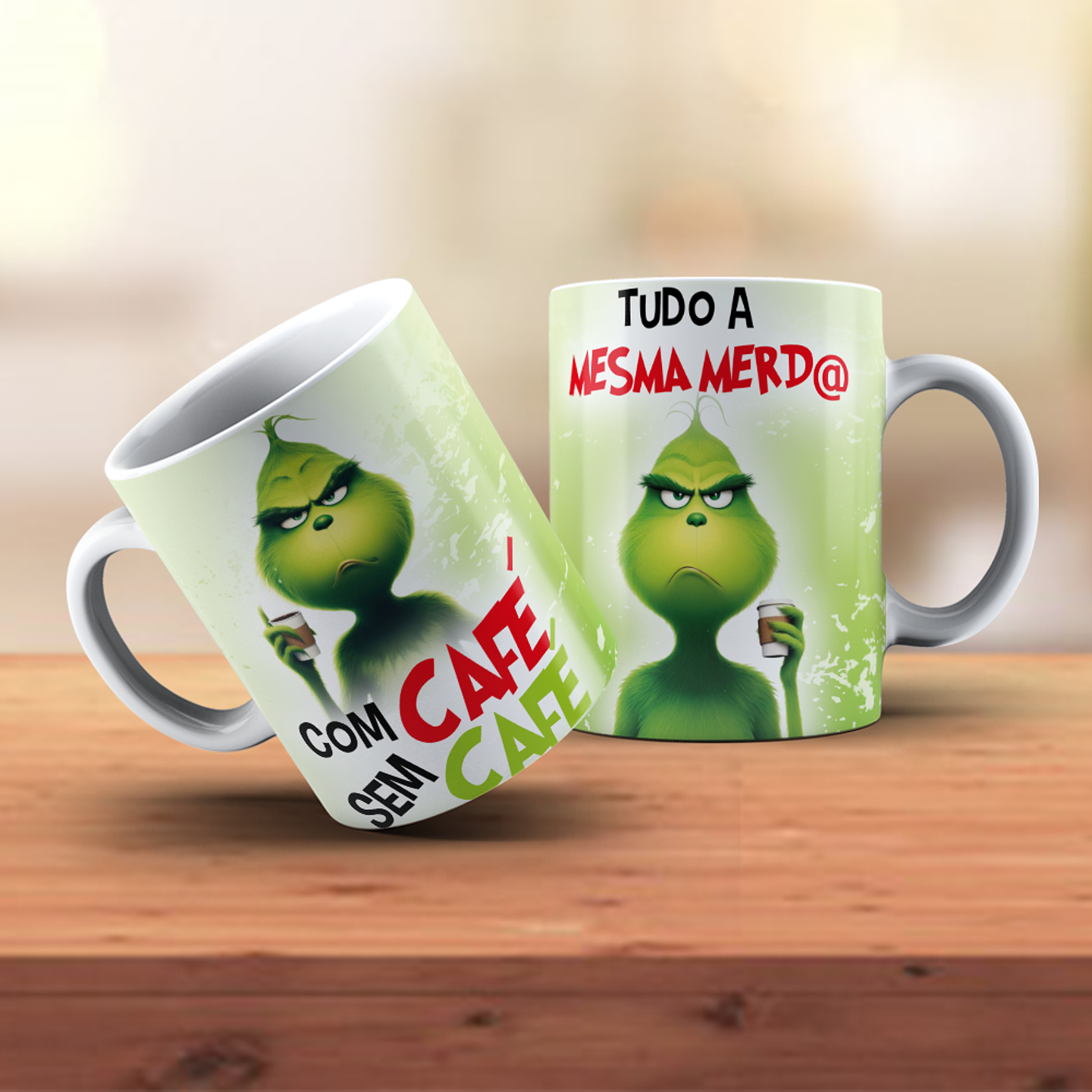 18 Artes para Caneca Grinch Natal Arquivo em Jpg 14